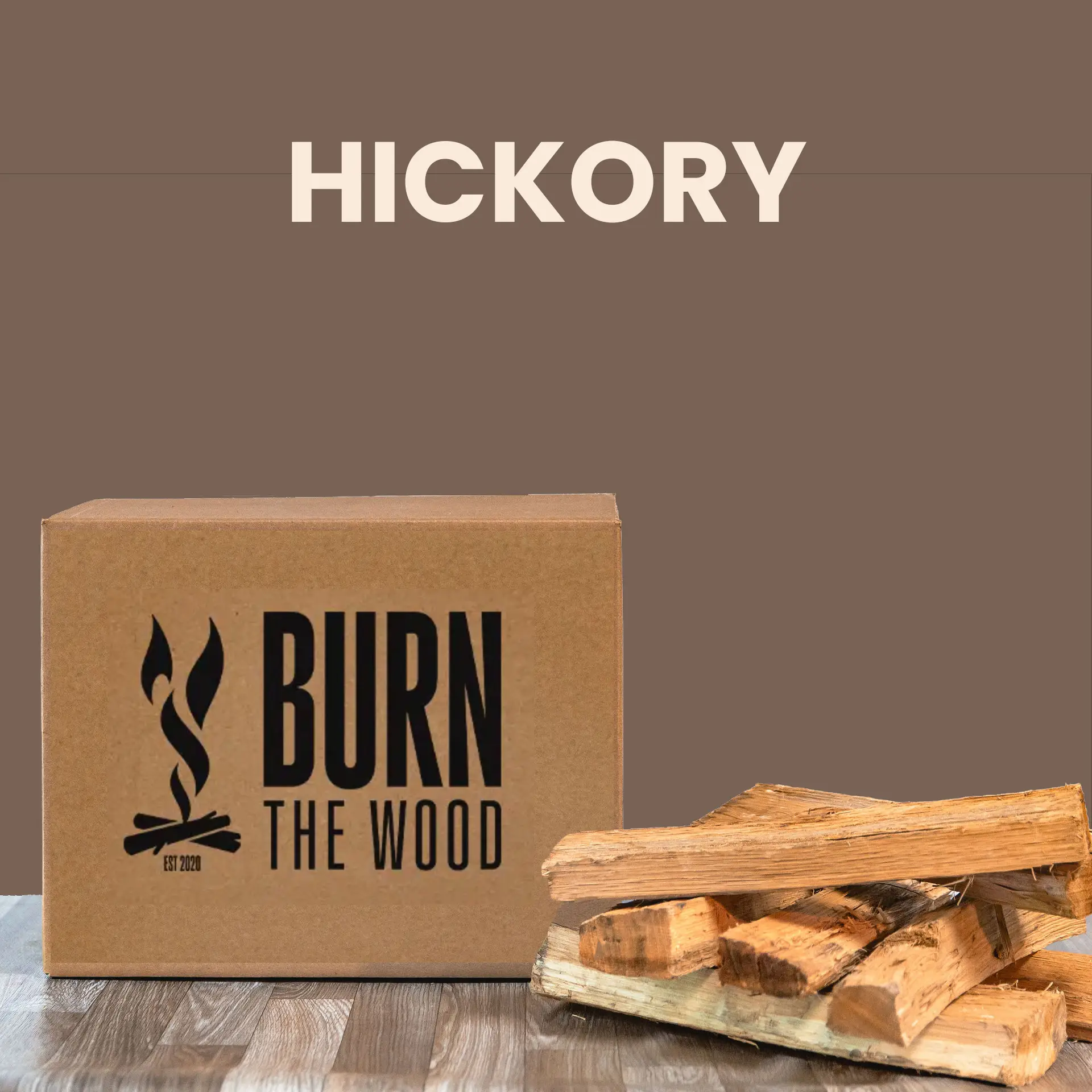 Kiln-Dried Hickory Firewood <br>(Single Box)