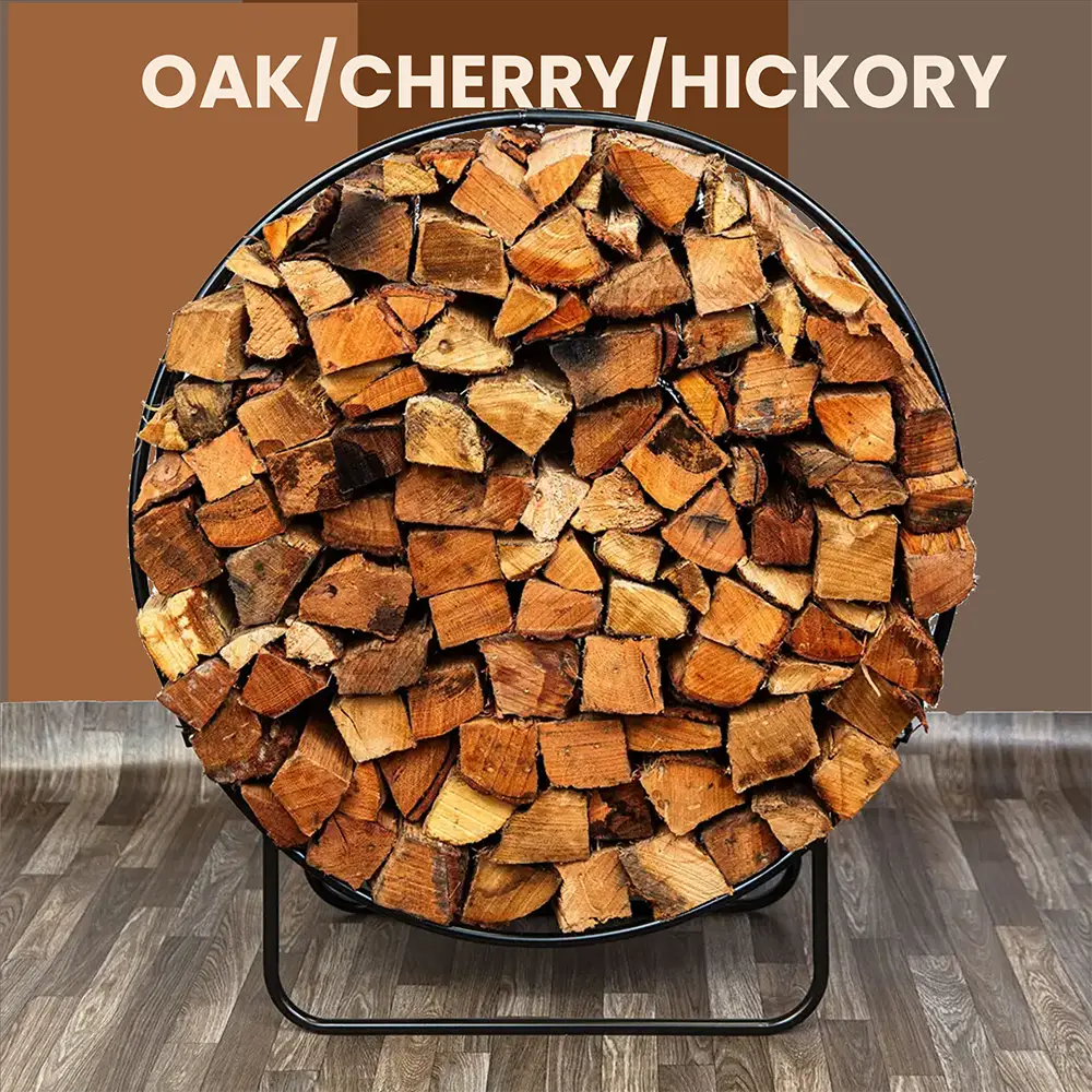 A quarter crd of our 3 varieties of wood Cherry, oak & hickory smapler