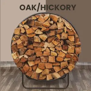 A quarter face cord of Oak and Hickory kiln-dried firewood